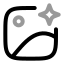 Aiimage icon with twotone rounded style