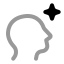 Aiimagine icon with twotone rounded style