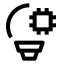 Aiinnovation icon with stroke sharp style