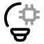 Aiinnovation icon with twotone rounded style