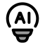 Aiinnovation icon with duotone standard style