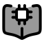Ailearning icon with duotone rounded style