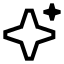 Aimagic icon with stroke sharp style