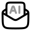 Aimail icon with twotone rounded style
