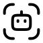 Aiscan icon with stroke rounded style