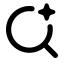 Aisearch icon with solid rounded style