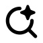 Aisearch icon with solid rounded style