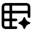 Aisheets icon with solid standard style