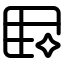 Aisheets icon with stroke standard style