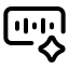 Aivoicegenerator icon with stroke standard style