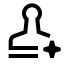 Aiwatermark icon with stroke sharp style
