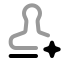 Aiwatermark icon with twotone rounded style