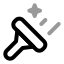 Aiwiper icon with twotone rounded style