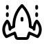Aircraftgame icon with stroke standard style