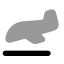 Airplanelanding icon with bulk rounded style