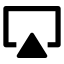 Airplayline icon with solid sharp style