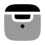 Airpod icon with bulk rounded style