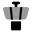 Airporttower icon with bulk rounded style