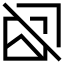 Albumnotfound icon with stroke sharp style