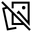 Albumnotfound icon with stroke sharp style