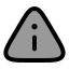 Alert icon with duotone rounded style