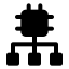 Algorithm icon with solid standard style