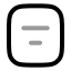 Alignboxmiddlecenter icon with twotone rounded style