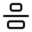 Alignverticaljustifycenter icon with stroke rounded style
