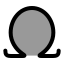 Alphabetgreek icon with duotone rounded style