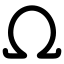 Alphabetgreek icon with solid rounded style