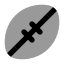 Americanfootball icon with bulk rounded style