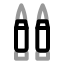 Ammo icon with twotone rounded style