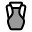 Amphora icon with duotone standard style