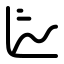 Analysistextlink icon with stroke rounded style