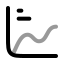 Analysistextlink icon with twotone rounded style