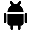 Android icon with solid standard style