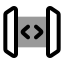 Apigateway icon with bulk rounded style