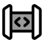 Apigateway icon with duotone rounded style