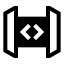 Apigateway icon with solid sharp style