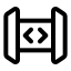 Apigateway icon with stroke standard style