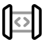 Apigateway icon with twotone rounded style