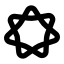Appleintelligence icon with solid sharp style