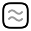 Approximatelyequalsquare icon with twotone rounded style