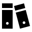Archive icon with solid sharp style