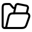 Archive icon with stroke rounded style