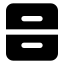 Archive icon with solid standard style