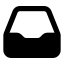 Archive icon with solid standard style