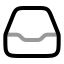 Archive icon with twotone rounded style