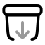 Archivearrowdown icon with twotone rounded style