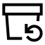 Archiverestore icon with stroke sharp style